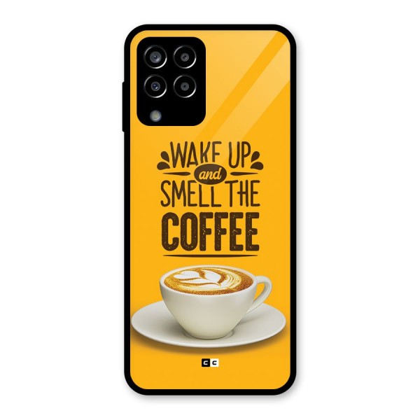 Wake Up Coffee Glass Back Case for Galaxy M33