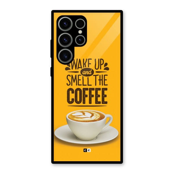 Wake Up Coffee Glass Back Case for Galaxy S23 Ultra