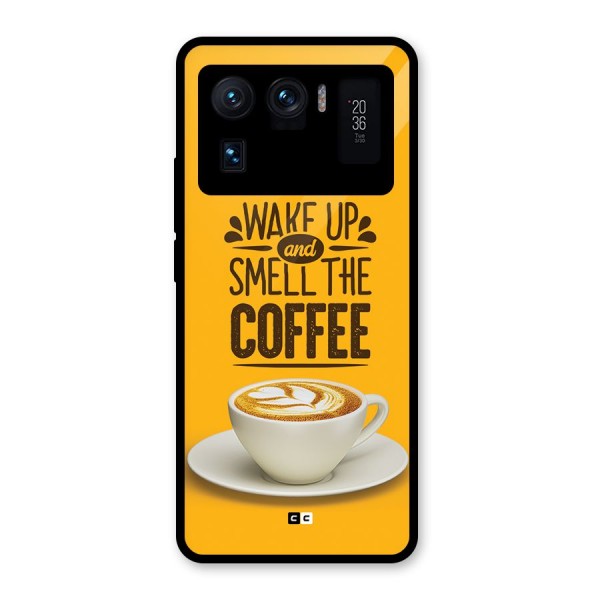 Wake Up Coffee Glass Back Case for Mi 11 Ultra