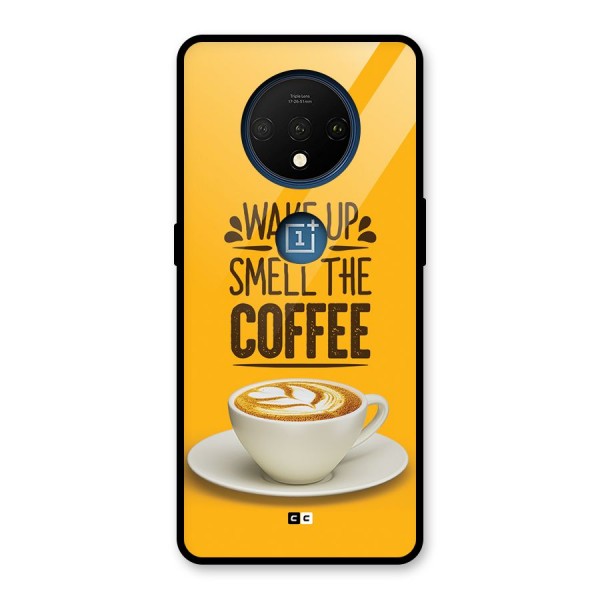 Wake Up Coffee Glass Back Case for OnePlus 7T