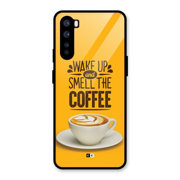 Wake Up Coffee Glass Back Case for OnePlus Nord