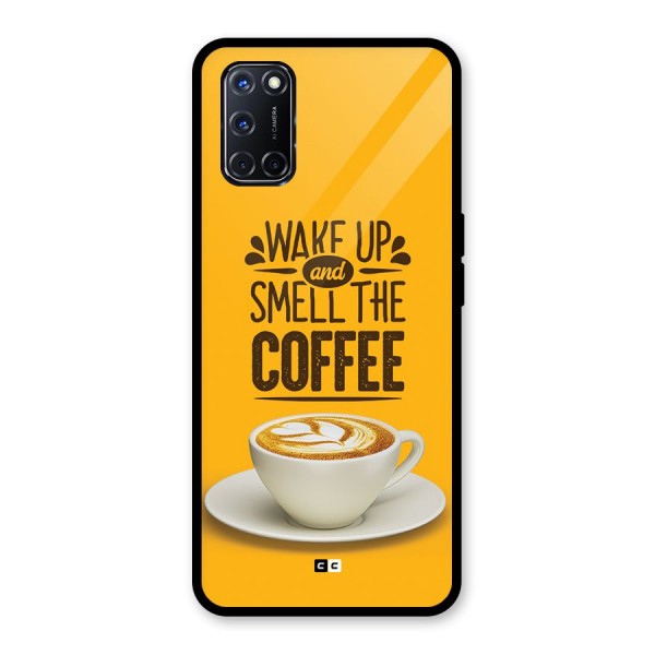 Wake Up Coffee Glass Back Case for Oppo A52