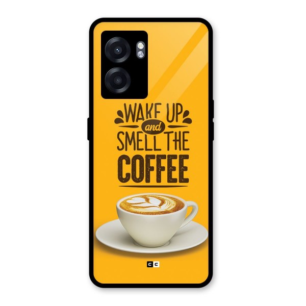 Wake Up Coffee Glass Back Case for Oppo K10 (5G)