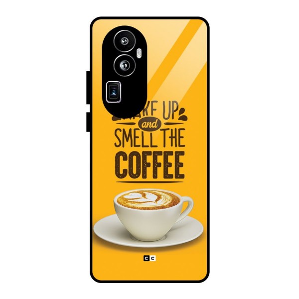 Wake Up Coffee Glass Back Case for Oppo Reno10 Pro Plus