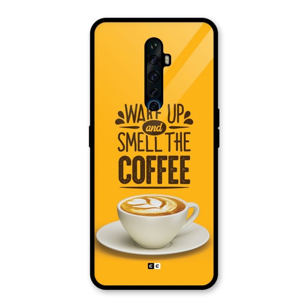 Wake Up Coffee Glass Back Case for Oppo Reno2 F