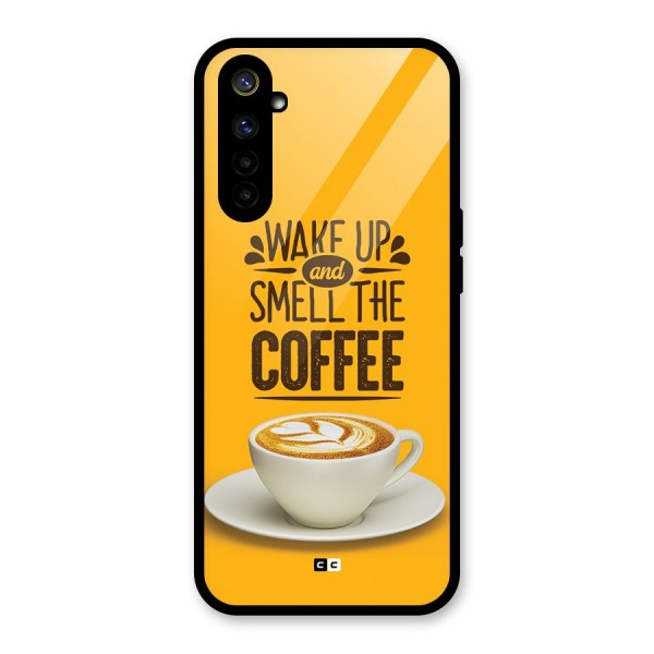 Wake Up Coffee Glass Back Case for Realme 6