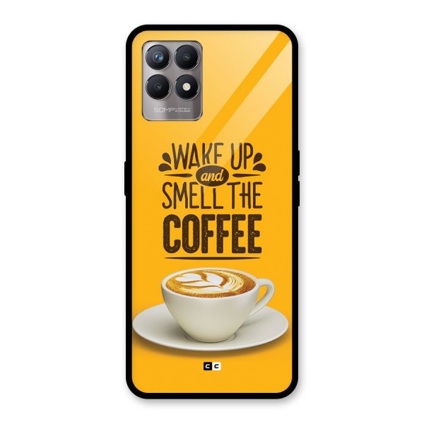 Wake Up Coffee Glass Back Case for Realme Narzo 50