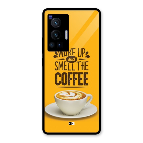 Wake Up Coffee Glass Back Case for Vivo X70 Pro