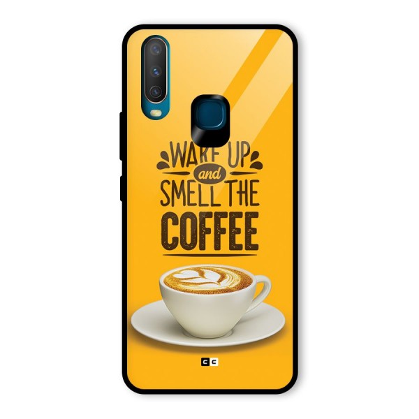 Wake Up Coffee Glass Back Case for Vivo Y15