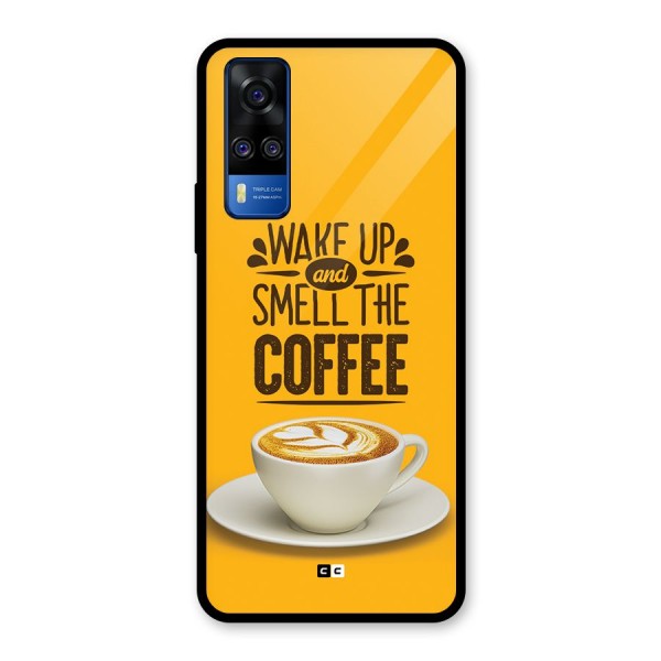 Wake Up Coffee Glass Back Case for Vivo Y51