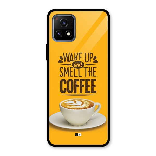 Wake Up Coffee Glass Back Case for Vivo Y72 5G