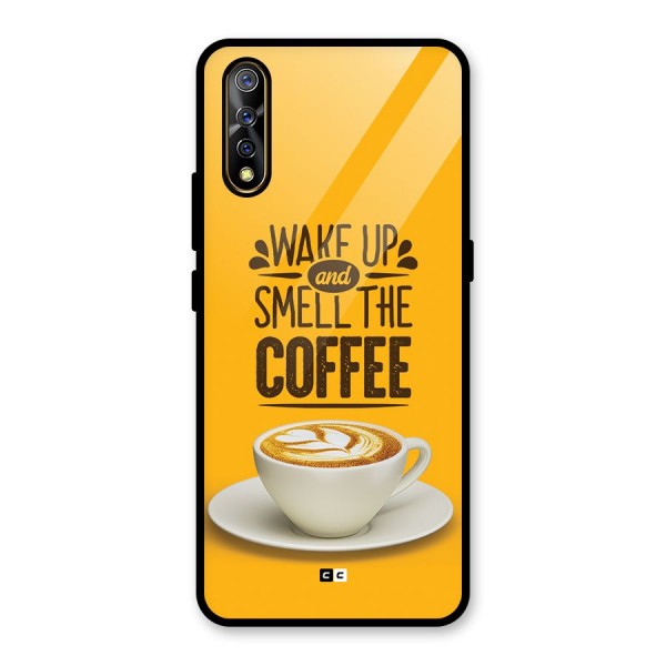 Wake Up Coffee Glass Back Case for Vivo Z1x