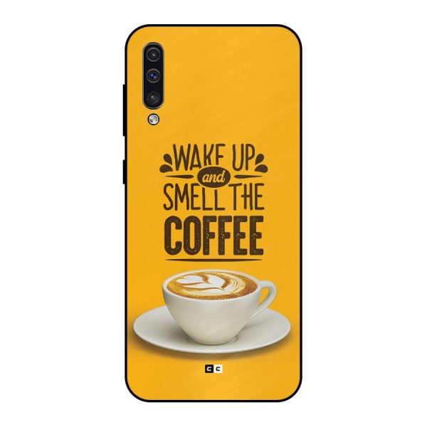 Wake Up Coffee Metal Back Case for Galaxy A50s