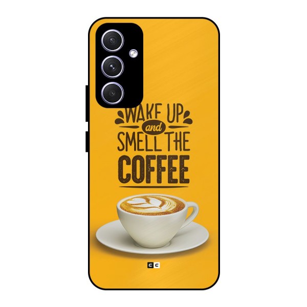 Wake Up Coffee Metal Back Case for Galaxy A54