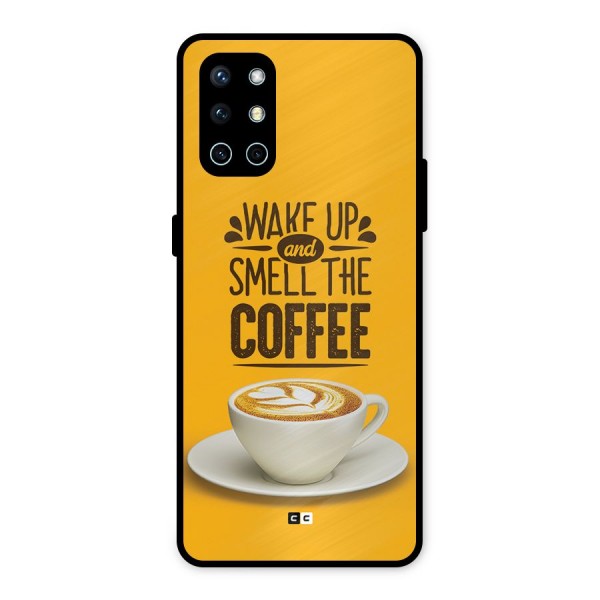 Wake Up Coffee Metal Back Case for OnePlus 9R