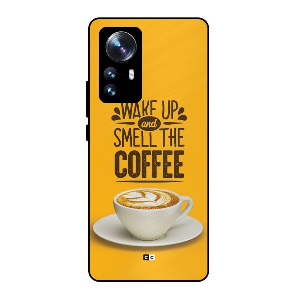 Wake Up Coffee Metal Back Case for Xiaomi 12 Pro