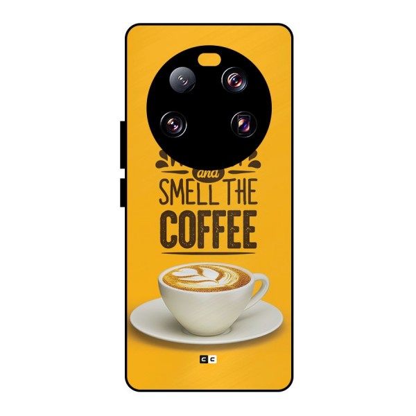 Wake Up Coffee Metal Back Case for Xiaomi 13 Ultra