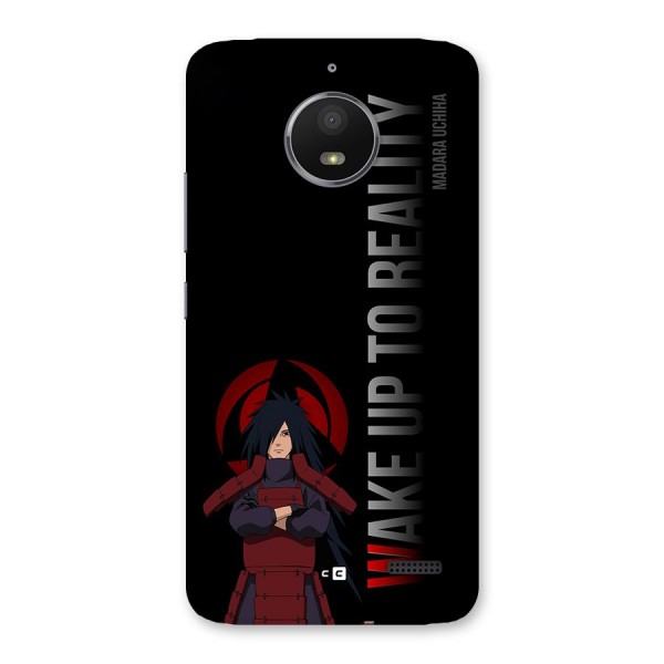 Wake Up Madara Uchiha Back Case for Moto E4