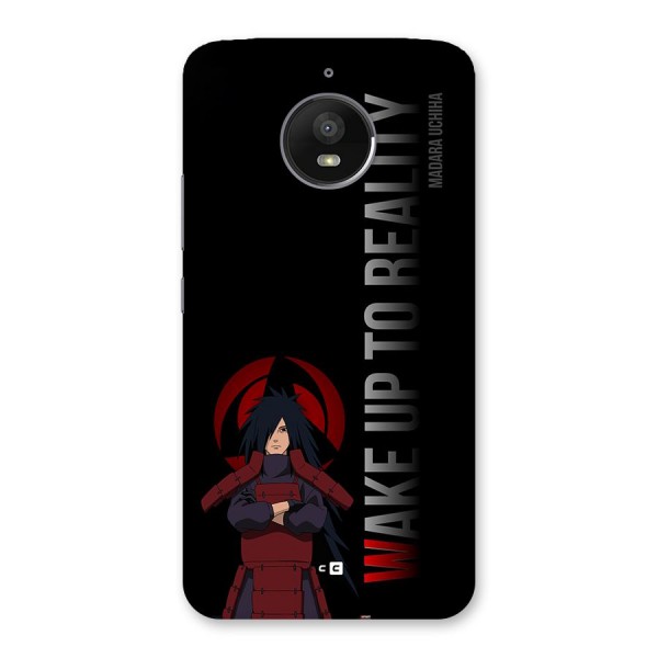 Wake Up Madara Uchiha Back Case for Moto E4 Plus