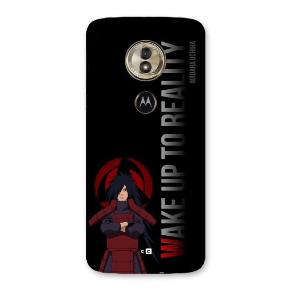 Wake Up Madara Uchiha Back Case for Moto G6 Play