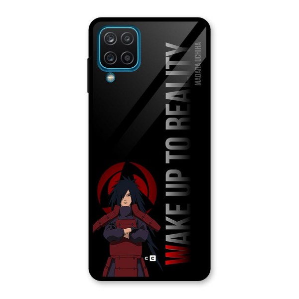 Wake Up Madara Uchiha Glass Back Case for Galaxy A12