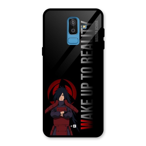 Wake Up Madara Uchiha Glass Back Case for Galaxy J8