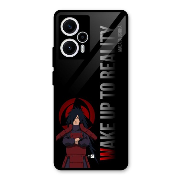 Wake Up Madara Uchiha Glass Back Case for Poco F5