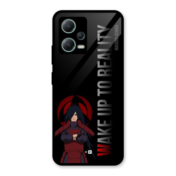 Wake Up Madara Uchiha Glass Back Case for Poco X5