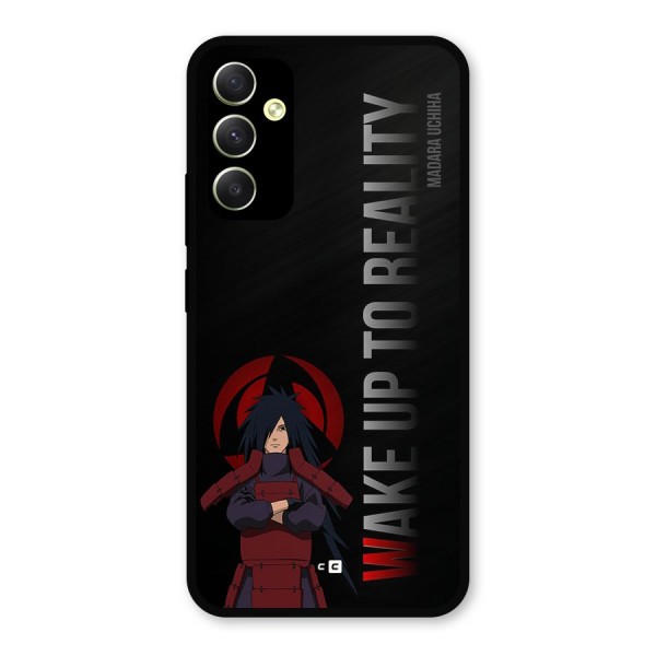 Wake Up Madara Uchiha Metal Back Case for Galaxy A34