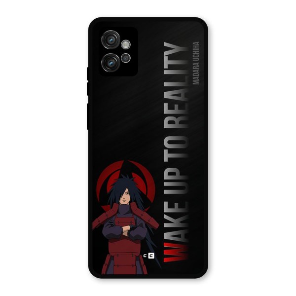 Wake Up Madara Uchiha Metal Back Case for Moto G32