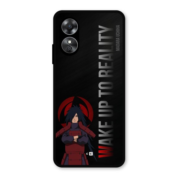 Wake Up Madara Uchiha Metal Back Case for Oppo A17