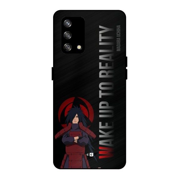 Wake Up Madara Uchiha Metal Back Case for Oppo F19s