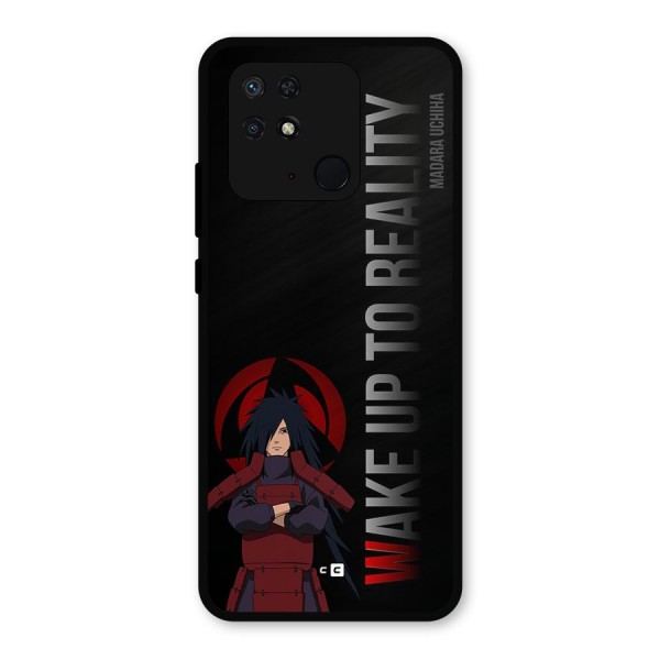 Wake Up Madara Uchiha Metal Back Case for Redmi 10