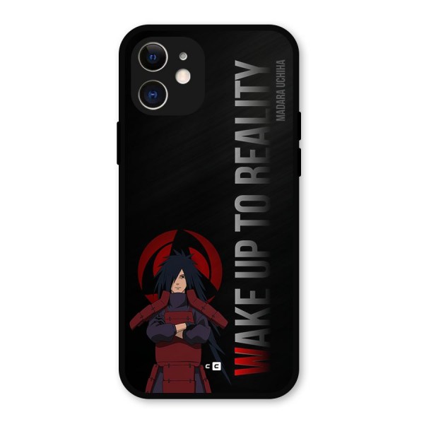 Wake Up Madara Uchiha Metal Back Case for iPhone 12