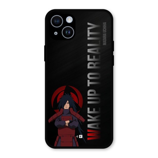 Wake Up Madara Uchiha Metal Back Case for iPhone 14