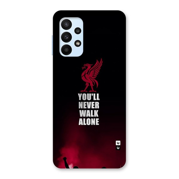 Walk Alone Glass Back Case for Galaxy A23