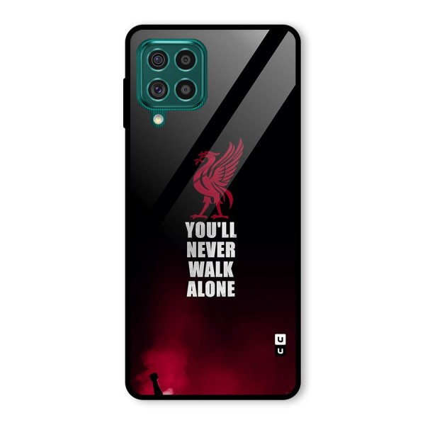 Walk Alone Glass Back Case for Galaxy F62