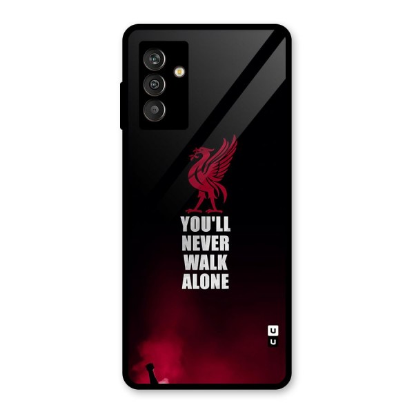 Walk Alone Glass Back Case for Galaxy M13