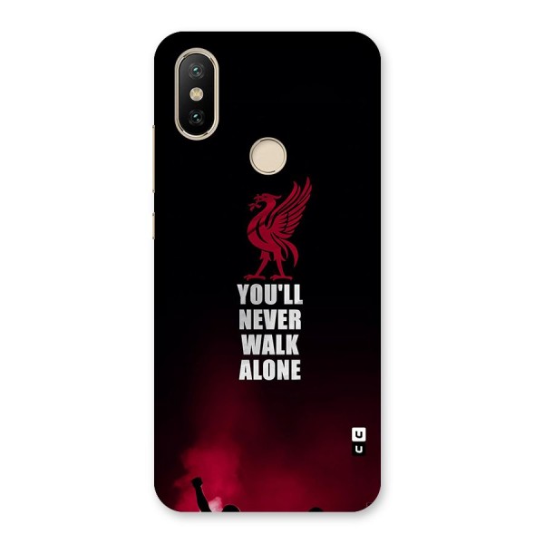 Walk Alone Back Case for Mi A2