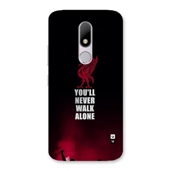 Walk Alone Back Case for Moto M