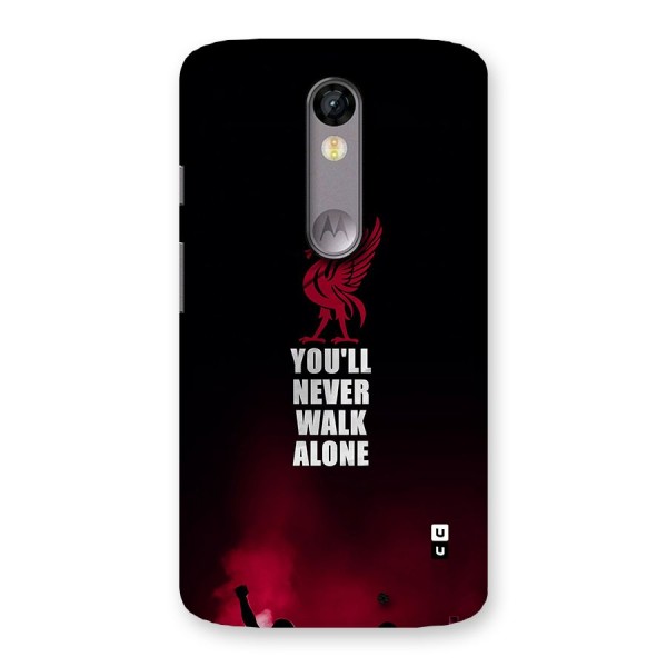 Walk Alone Back Case for Moto X Force