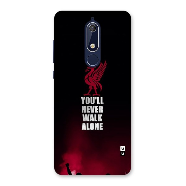 Walk Alone Back Case for Nokia 5.1