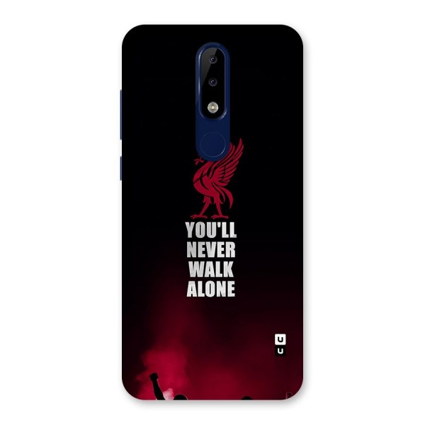 Walk Alone Back Case for Nokia 5.1 Plus