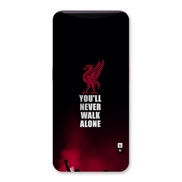 Walk Alone Back Case for Oppo Find X