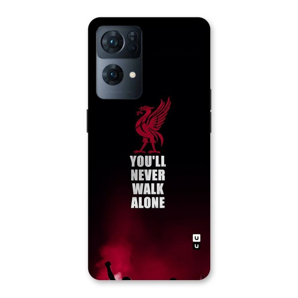 Walk Alone Glass Back Case for Oppo Reno7 Pro 5G