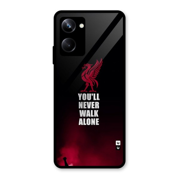 Walk Alone Glass Back Case for Realme 10 Pro