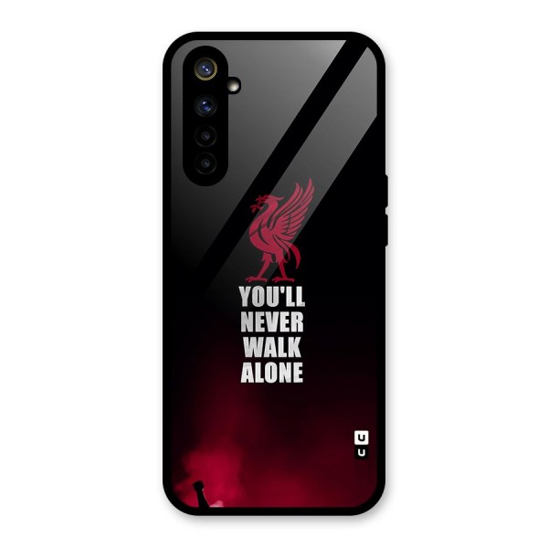 Walk Alone Glass Back Case for Realme 6