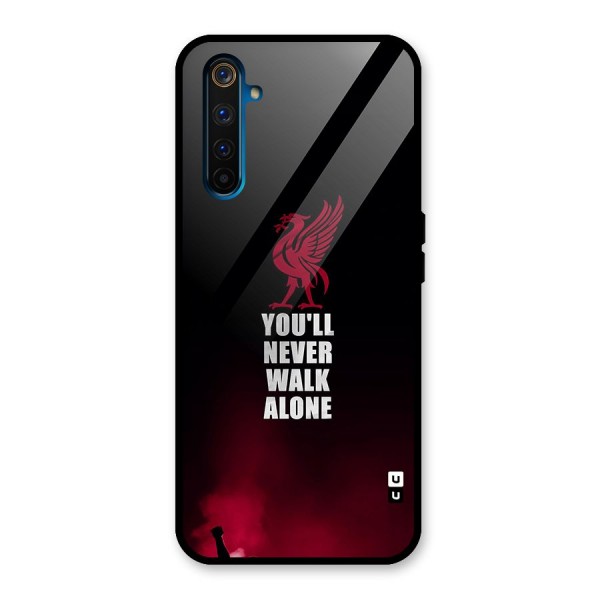 Walk Alone Glass Back Case for Realme 6 Pro