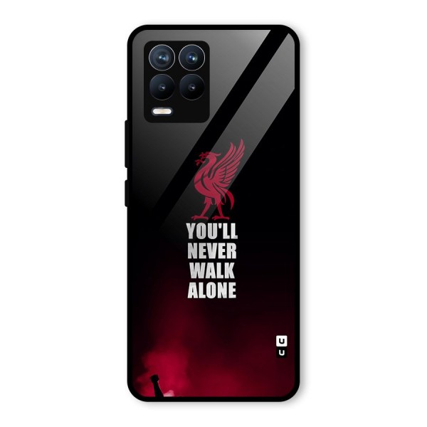 Walk Alone Glass Back Case for Realme 8