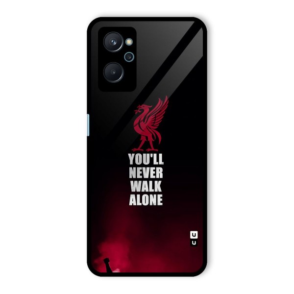 Walk Alone Glass Back Case for Realme 9i